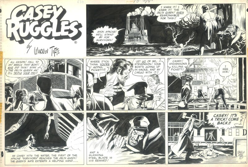 Casey Ruggles by Warren Tufts - Comic Strip