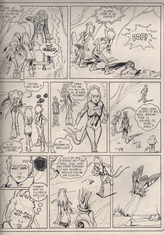 For sale - Robert Gigi, Agar Le magicien de la planète morte   Page6 - Comic Strip