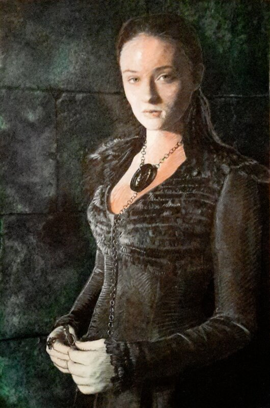 Sansa Stark by Fabrice Le Hénanff - Original Illustration