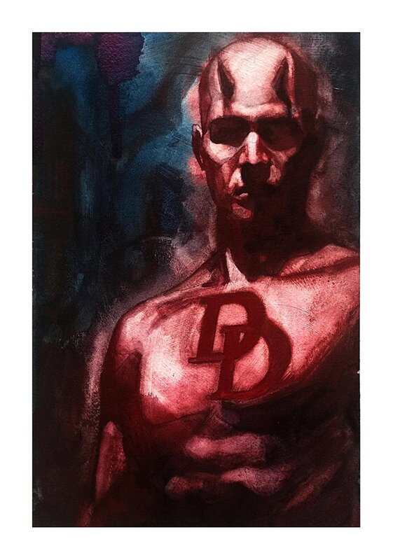 Daredevil par Elia Bonetti - Illustration originale