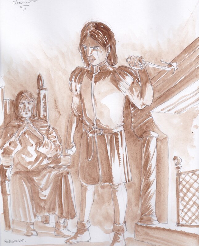 Laurent Sieurac, L'assassin Royal Volume 2 - Sketch