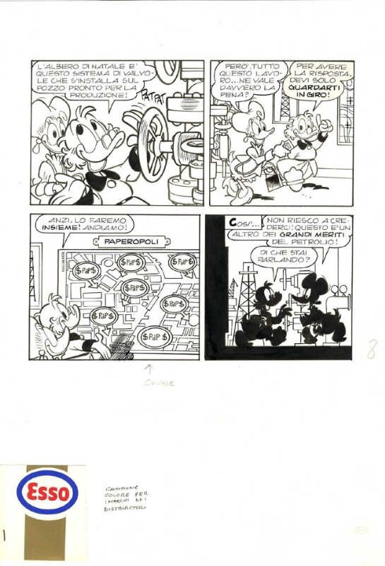 Giorgio Cavazzano, Histoire de Picsou p18 - Comic Strip