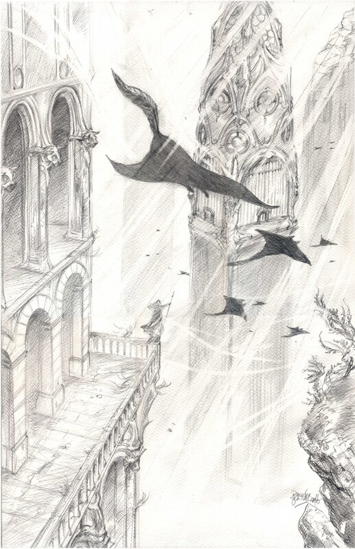 Atlantis by Gwendal Lemercier - Original Illustration