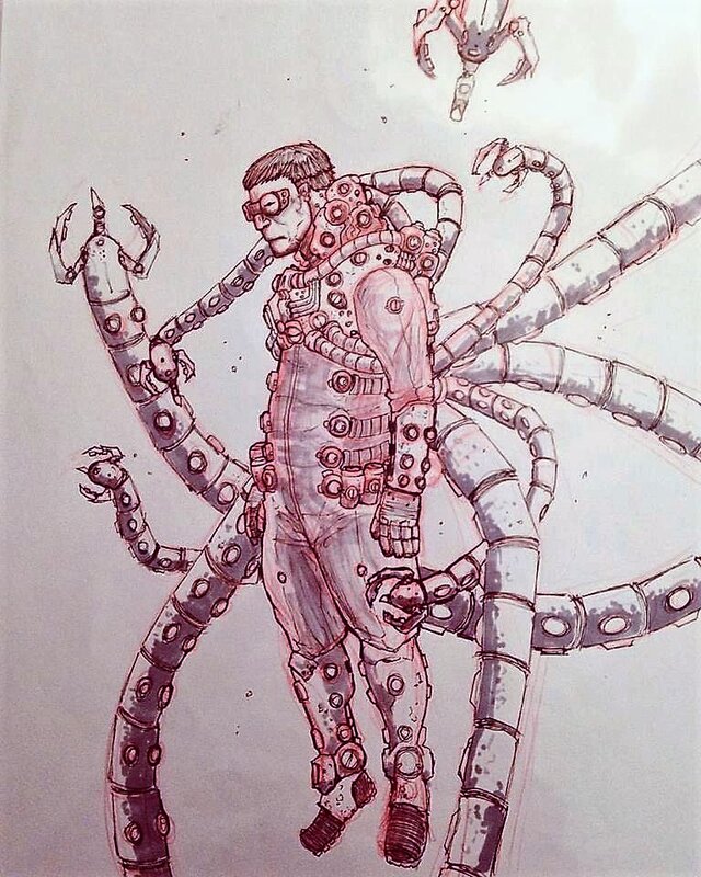 Doc Octopus by Fréderic Pham Chuong - Original Illustration