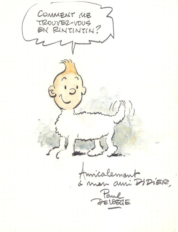 Rintintin by Paul Deliège - Sketch