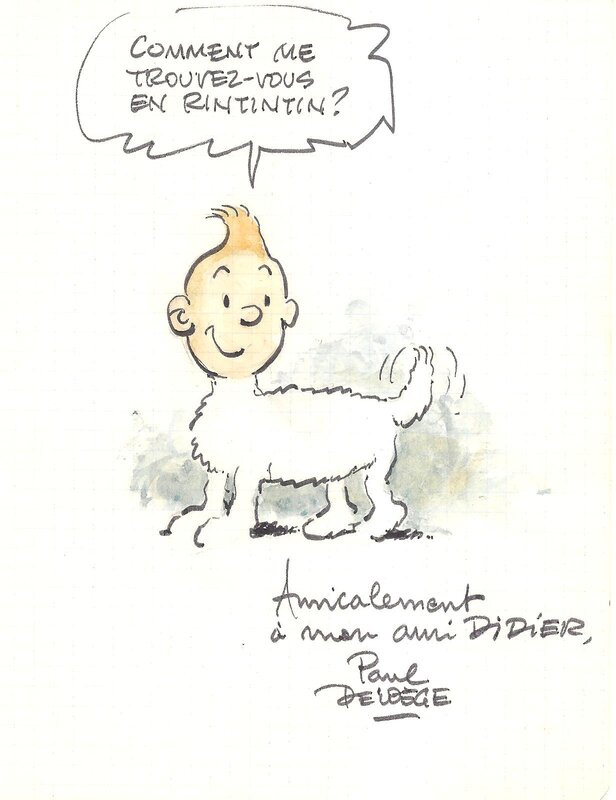 Rintintin par Paul Deliège - Dédicace