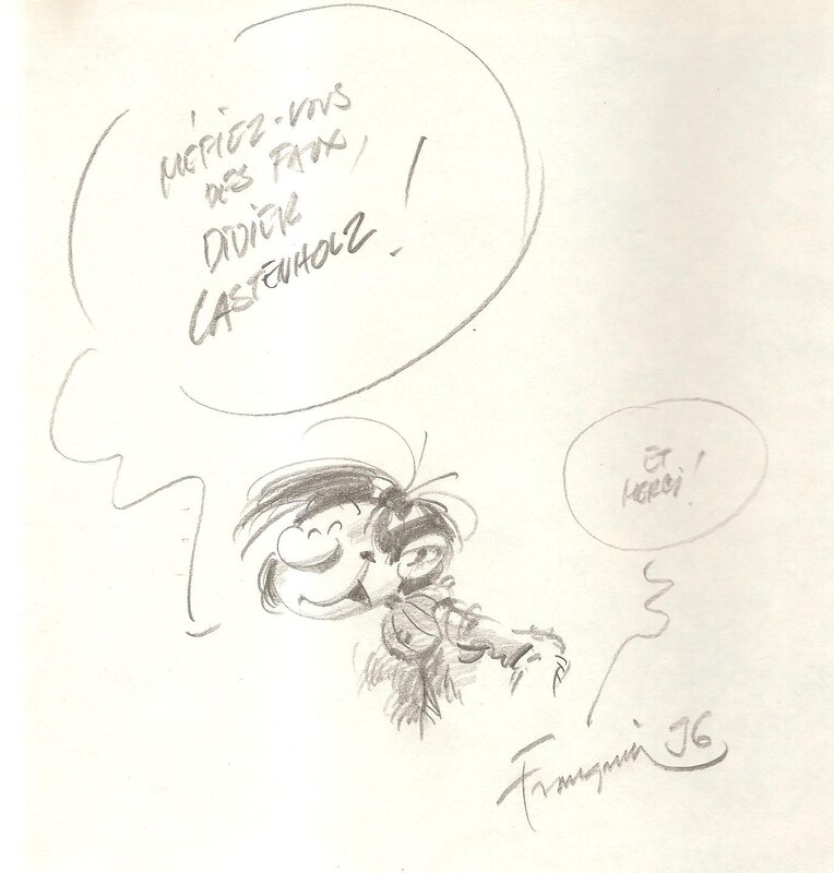 Gastn LAGAFFE by André Franquin - Sketch