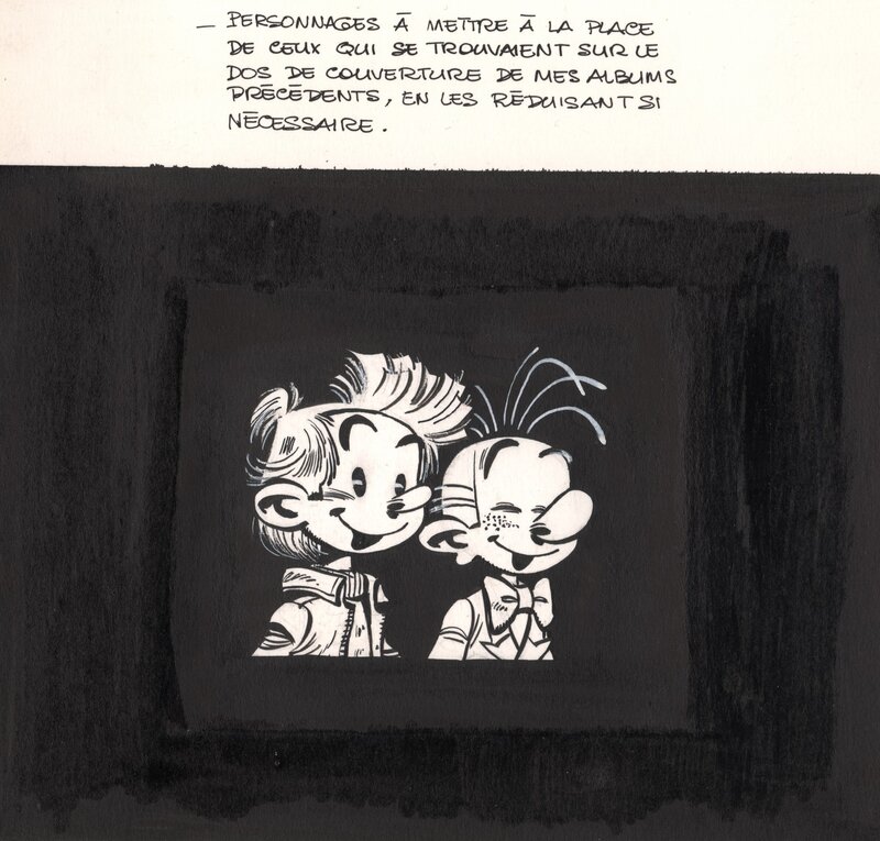 Jean-Claude Fournier, Spirou et Fantasio n° 25, « Le Gri-Gri du Niokolo-Koba », 1974. - Couverture originale