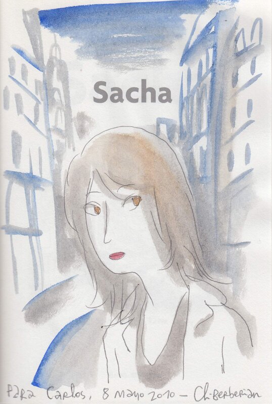 Sacha par Charles Berberian - Dédicace