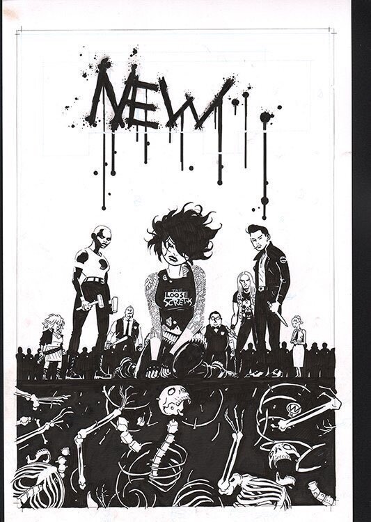 Wesley Craig, Deadly class 22 - couverture - Original Cover