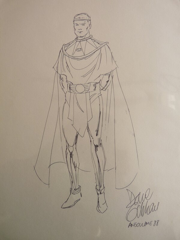 Dave Gibbons, The WATCHMEN - OZYMANDIAS - Sketch