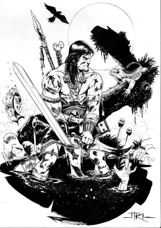 Conan par Marco Itri - Illustration originale