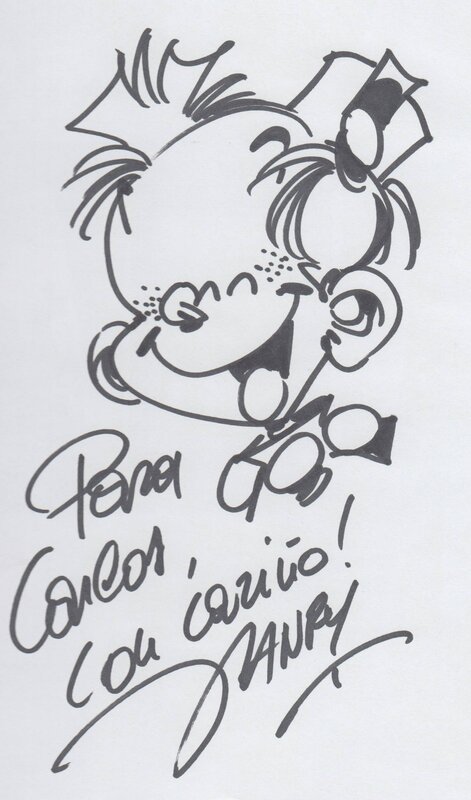 Le petit Spirou par Janry - Dédicace