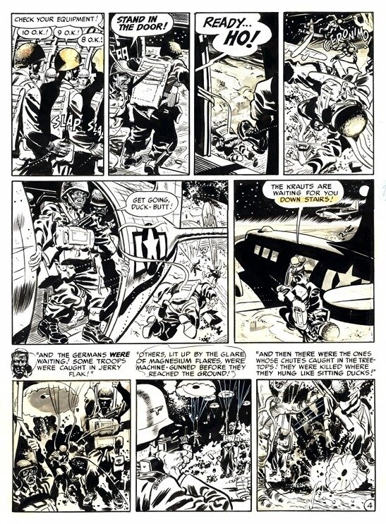Wally Wood, Two Fisted Tales # 20 p.4 . - Planche originale