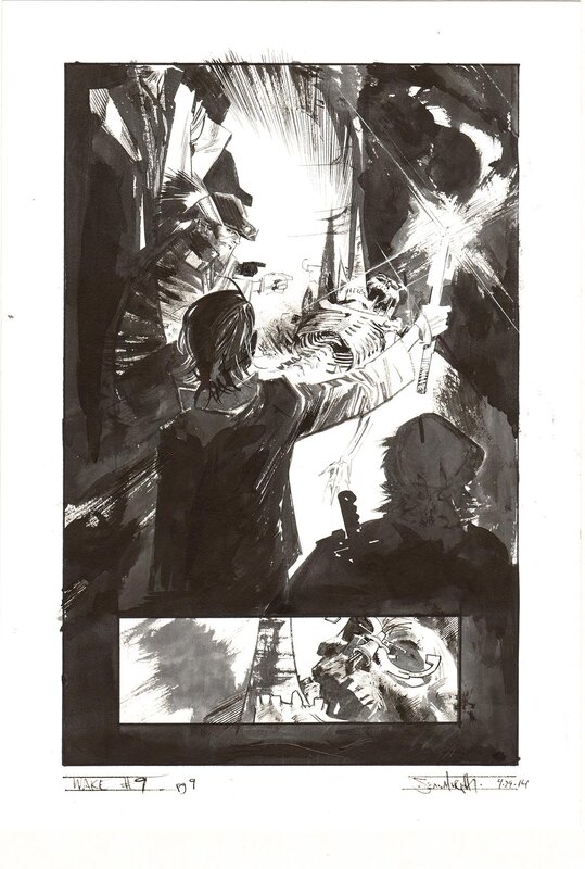 The Wake #9 Pg.9 par Sean Murphy, Scott Snyder - Planche originale