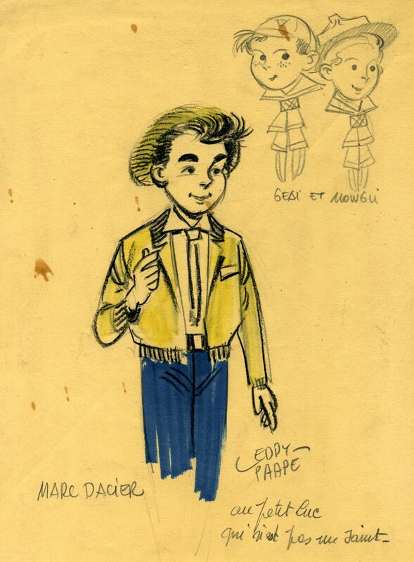 Marc Dacier by Eddy Paape - Original Illustration
