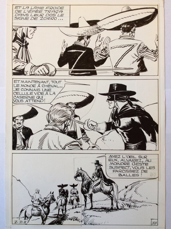 Zorro by Jean Pape - Comic Strip