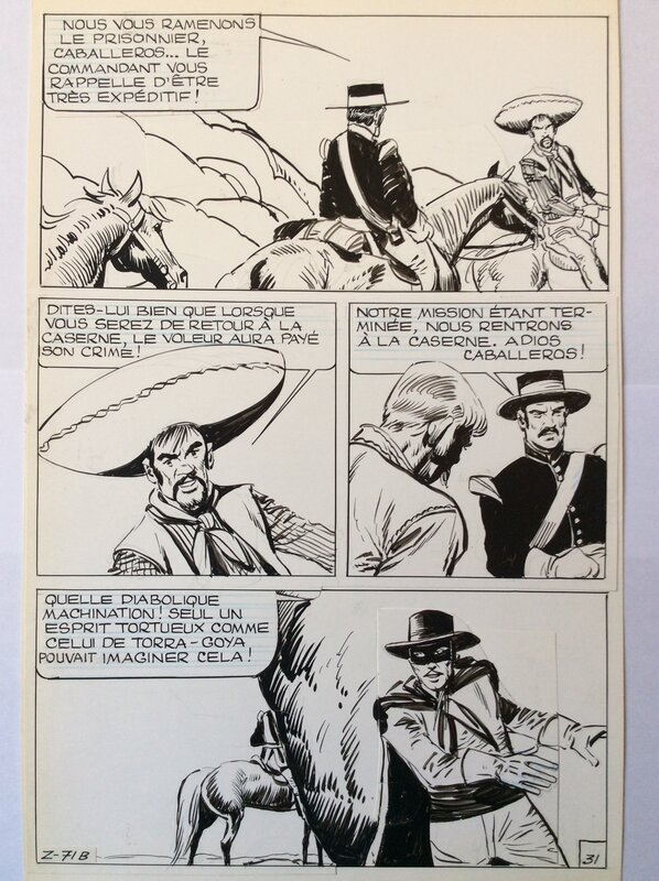Zorro by Pape - Comic Strip