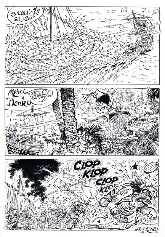 Foufi (4) par Kiko - Planche originale