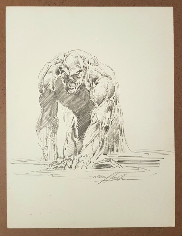 Swamp Thing by Neal Adams - Illustration originale