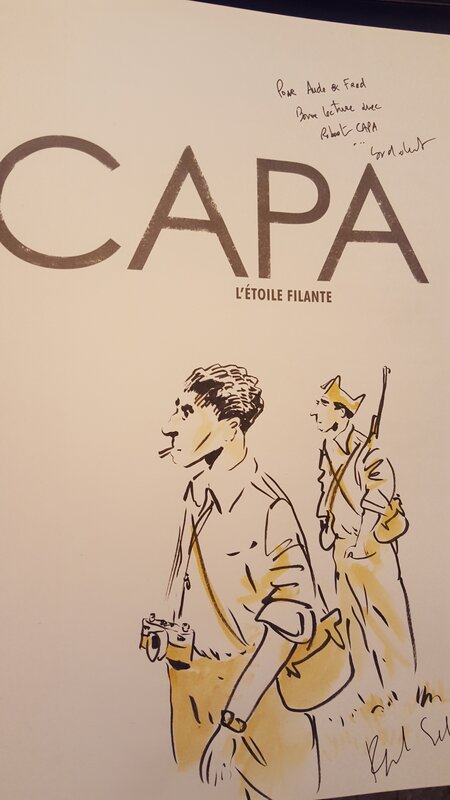 Dédicace de Silloray dans Capa, l'étoile filante - Sketch