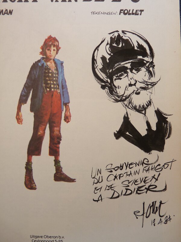 Steve SEVERIN by René Follet - Sketch