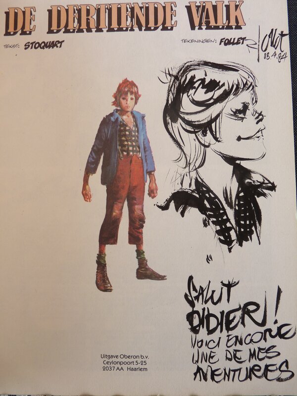 Steve SEVERIN by René Follet - Sketch