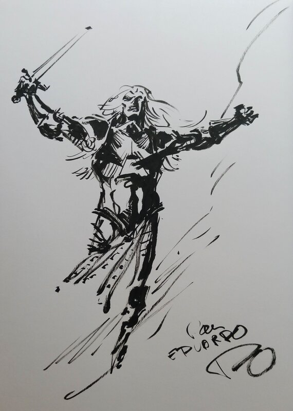Robin Recht - Elric de Melniboné - Sketch