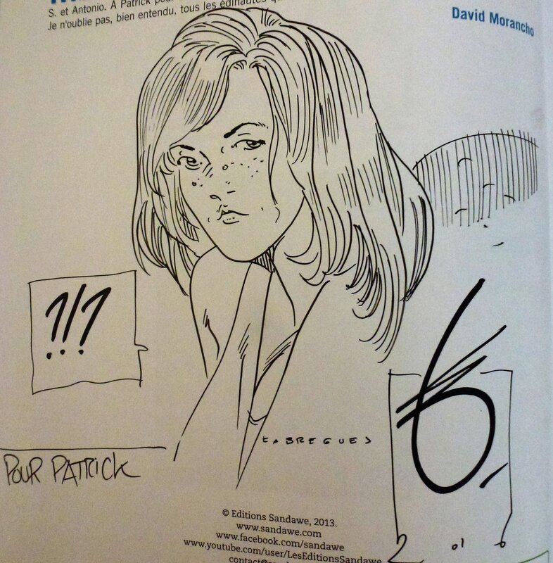 Érik Arnoux, Sara Lone tome 1 Pinky Princess dédicace Sara Lone - Sketch
