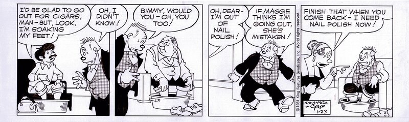Bringing Up Father by Hal Campagna - Comic Strip