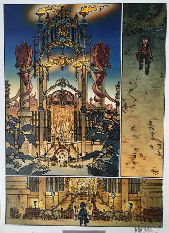 Jean-Baptiste Andréae, Mathieu Gallié, Mangecoeur - encre & couleur - Comic Strip