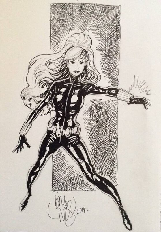 Black Widow by Philippe Briones - Sketch