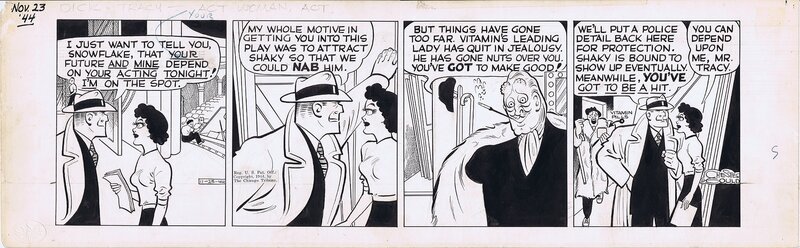 Dick Tracy Daily 1944 by Chester Gould - Comic Strip
