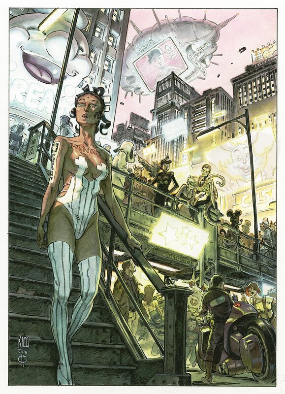 Urban (Commande) by Roberto Ricci - Original Illustration