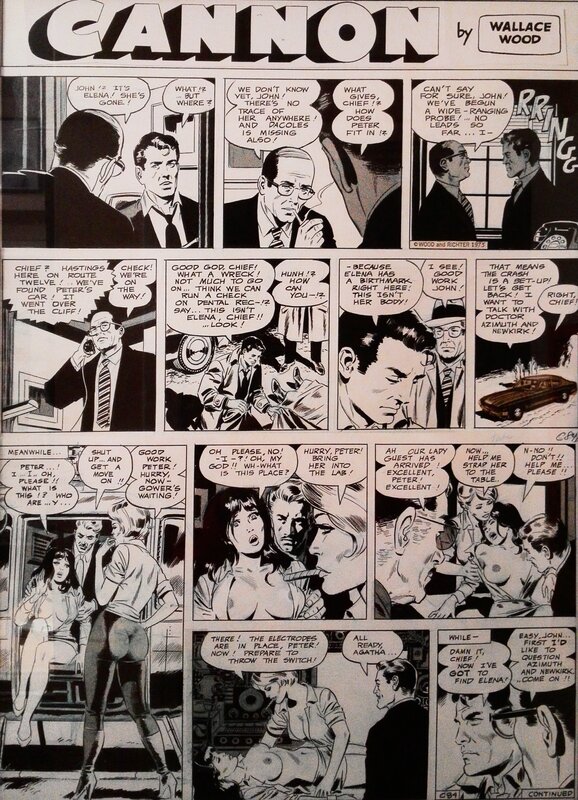 Cannon par Wally Wood - Planche originale