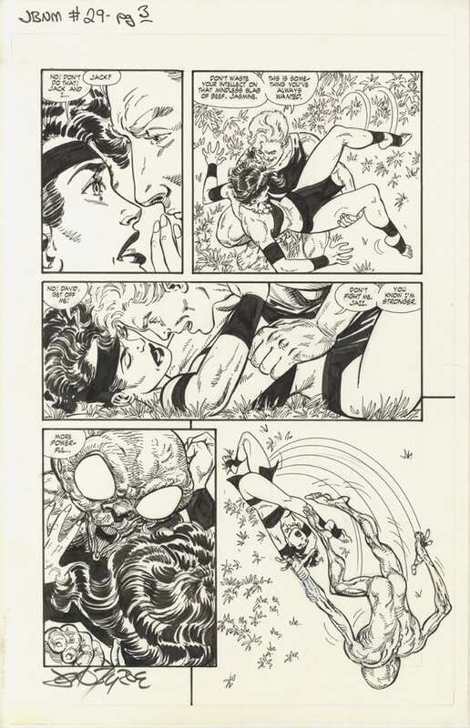 Next Men 29 par John Byrne - Planche originale