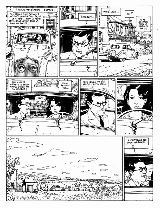 Jean-Michel Beuriot, Philippe Richelle, Amours fragiles - T.5 - Résistance - planche n°41 - Planche originale