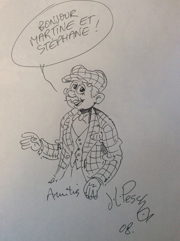 Sylvain et Sylvette by Jean-Louis Pesch - Sketch