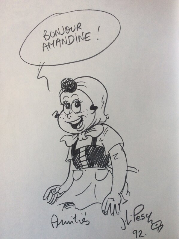 Sylvain et Sylvette by Jean-Louis Pesch - Sketch