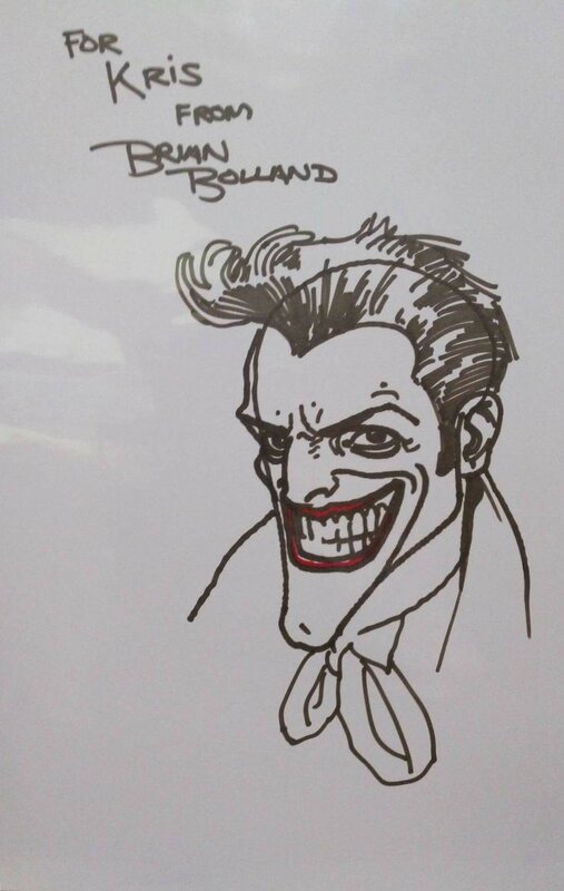 Brian Bolland Joker - Dédicace