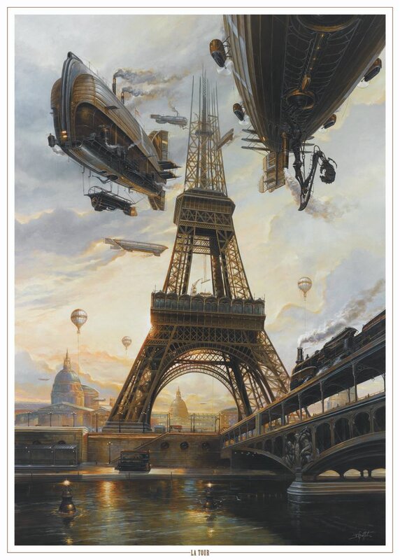La Tour by Didier Graffet - Original Illustration