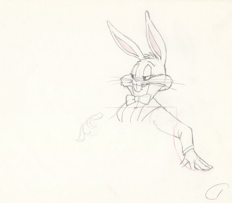 Warner Bros., Bugs Bunny - Rhapsody Rabbit - Original art