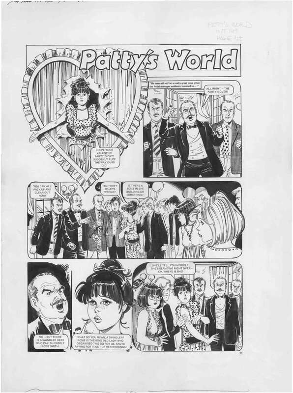 Patty´s World par Purita Campos - Planche originale