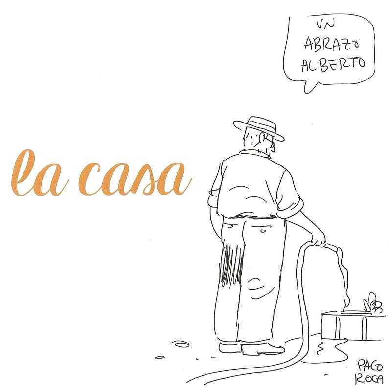 La casa (Antonio) par Paco Roca - Dédicace