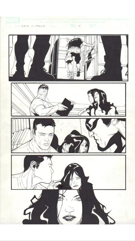 Young X-men by Rafa Sandoval - Comic Strip