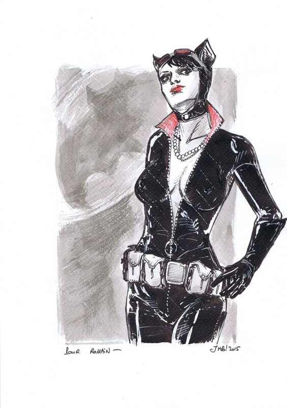 Catwoman par Hugonnard-Bert - Illustration originale