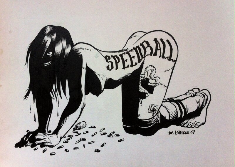 Speedball by Tanxxx - Original Illustration