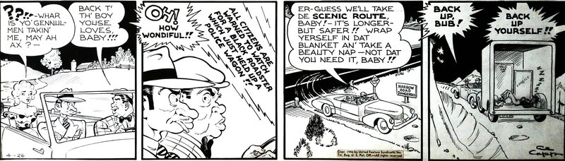 Li'l ABNER par Al Capp - Planche originale