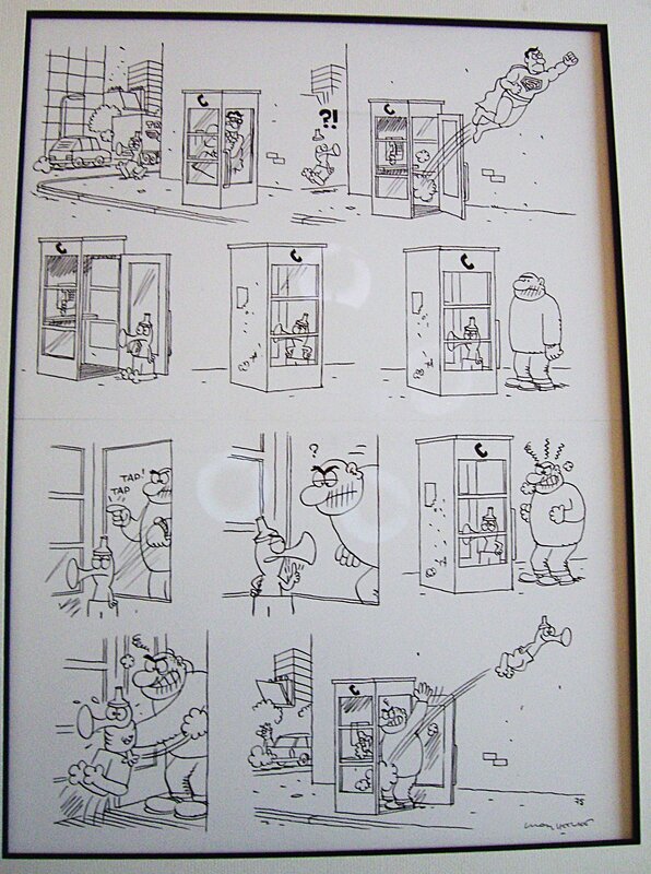 Luc Cromheecke, Comment s'envoyer en l'air ? de l'importance de la cabine téléphonique dans la BD - Comic Strip