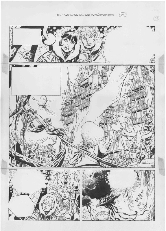 Carlos Giménez, Dani Futuro, El planeta de las catástrofes, pag. 19 - Comic Strip